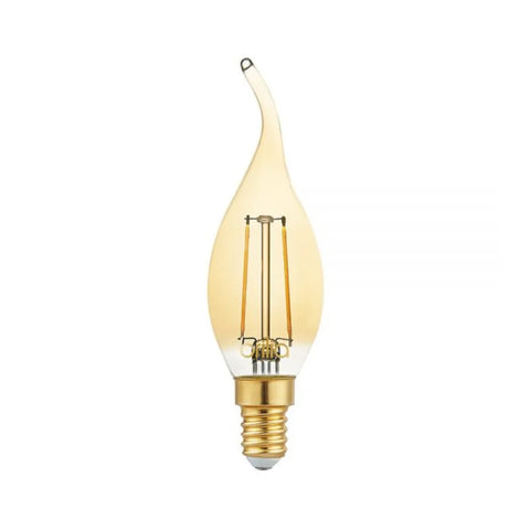 Lâmpada Led Vela Chama Vintage E14 2400k 2,5w 220v